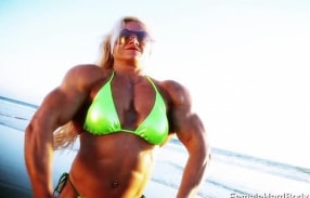 Hot muscle babe Brigita Brezovac in her prime